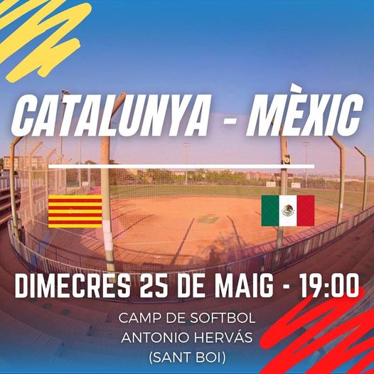 Partit d’exhibició softbol femení Catalunya – Mèxic